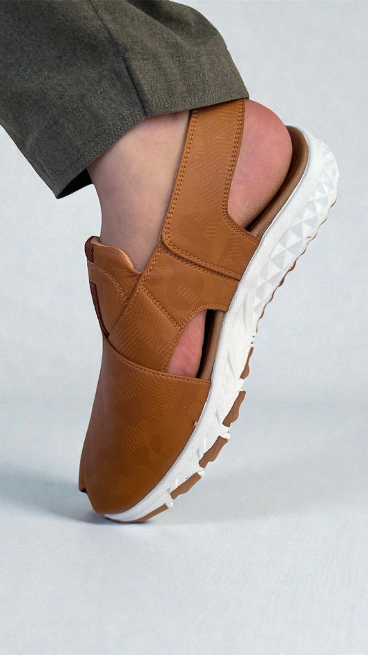 Skecher Sole Handmade Peshawari Chappal Medicated light weight 2184