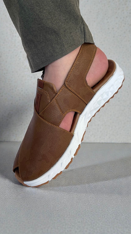 Skecher Sole Handmade Peshawari Chappal Medicated light weight 2181